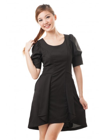 http://www.divalavie.com/35-206-thickbox/puff-sleeved-asymmetrical-hem-black-dress.jpg